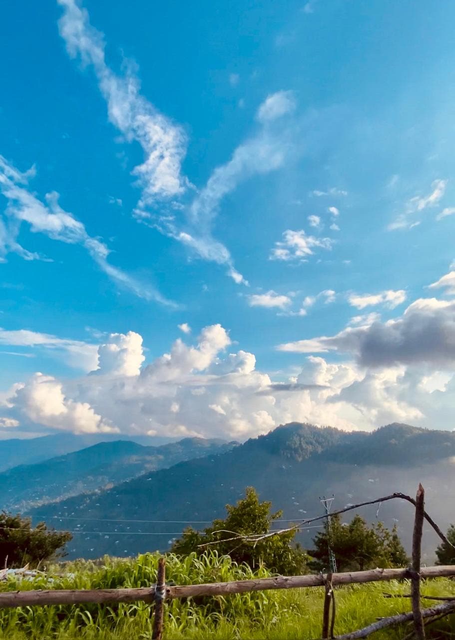 Mountain sky in Kashmir